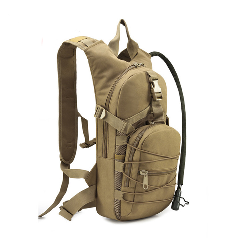 Outdoor Adventure Backpack - 경량 전술 배낭 워터 백, 카멜