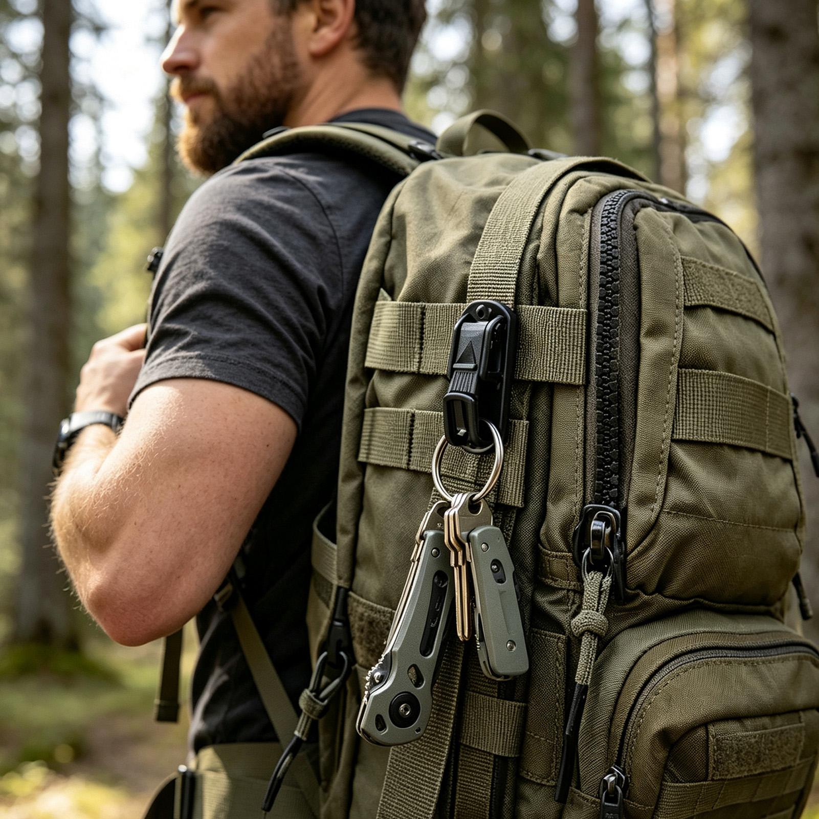 1개입 벨트형 키 클립, 다용도 백팩용, 견고한 고정  - Outdoor Adventure Backpack 리뷰 및 가격